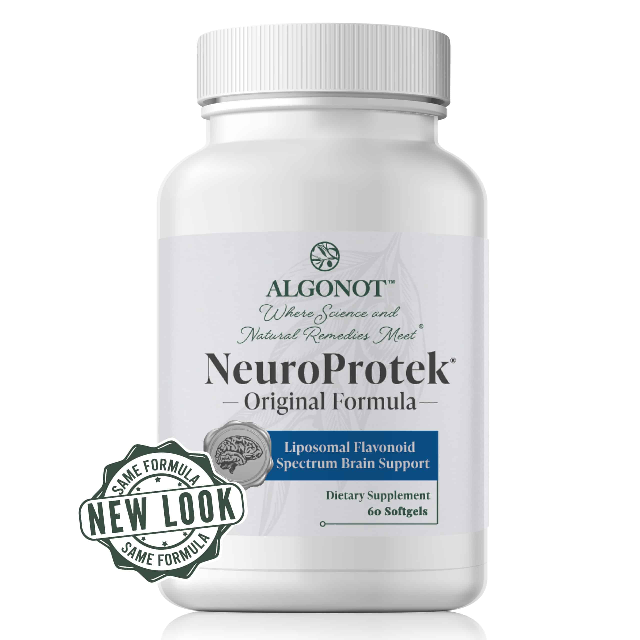 NeuroProtek Original Formula liposomal flavonoid brain support supplement bottle