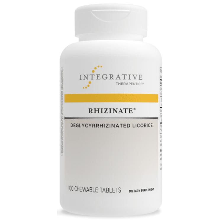 Integrative Therapeutics Rhizinate 100 Chewable Tablets bottle