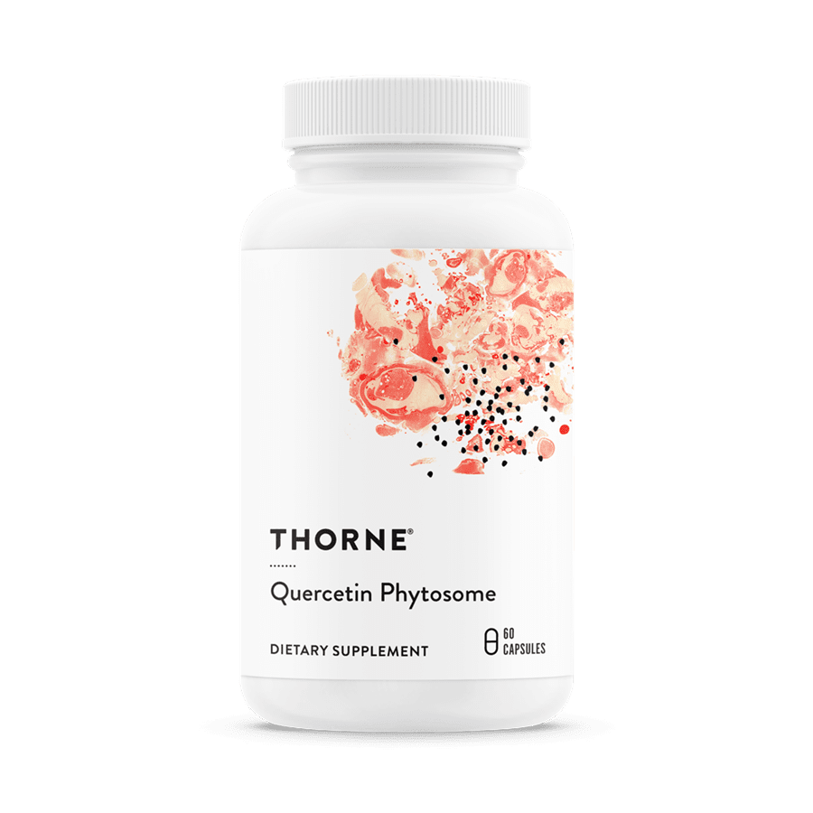 Thorne Quercetin Phytosome 60 capsules dietary supplement bottle